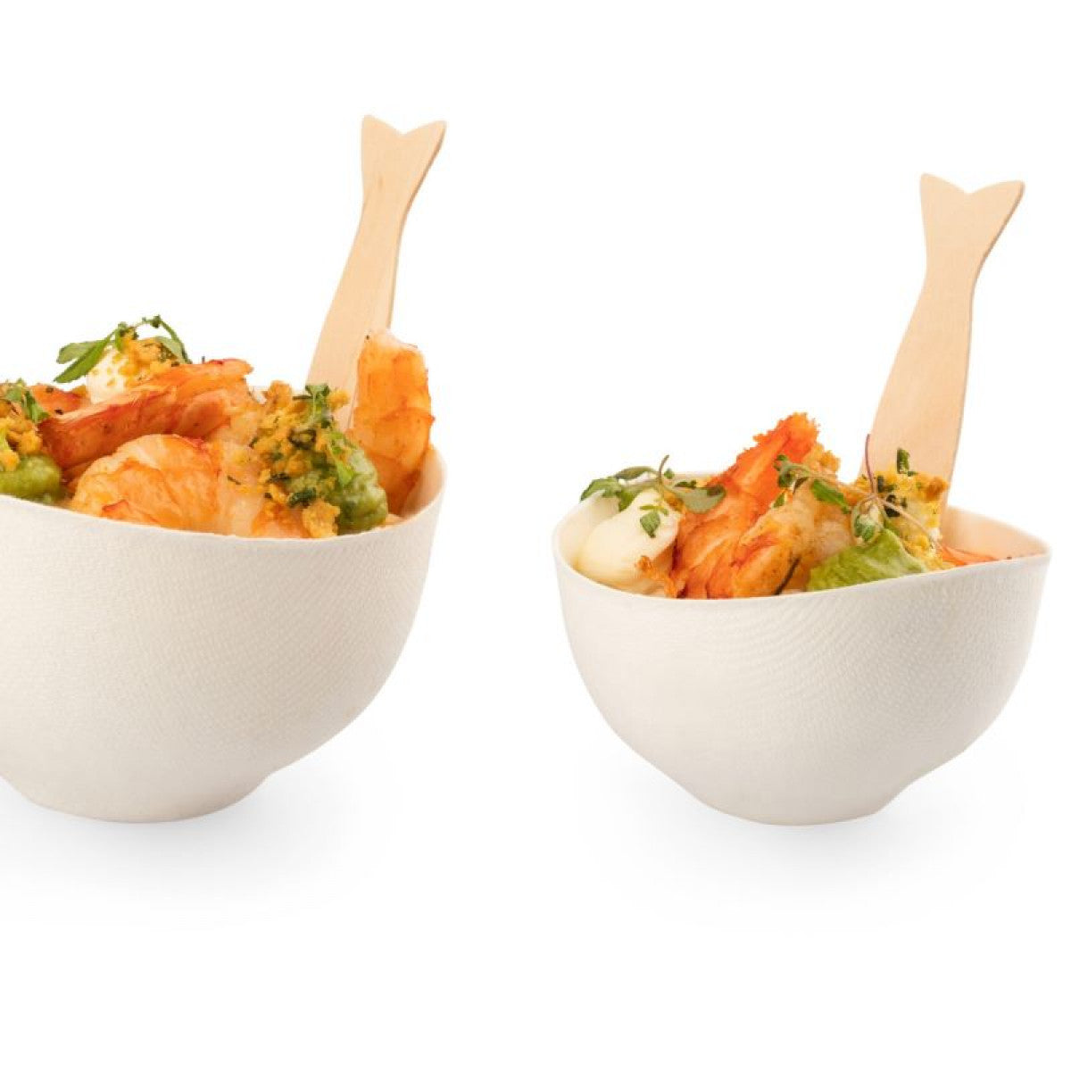 Sugarcane Round Party Plates or Bowls 10 Pack