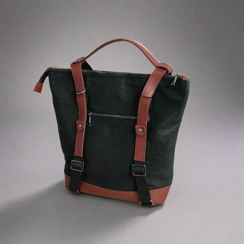 Arch The MINI Luxe Arch Bag - Black / Tan