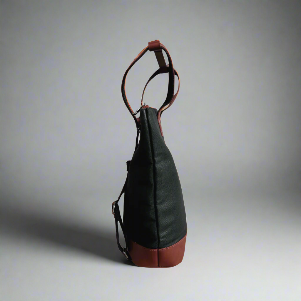 Arch The MINI Luxe Arch Bag - Black / Tan