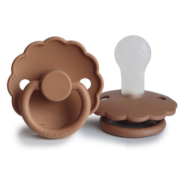 Frigg Daisy Pacifier Silicone - Peach Bronze 2 Pack