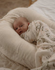Pop Ya Tot | Fleur Blanche Swaddle Wrap