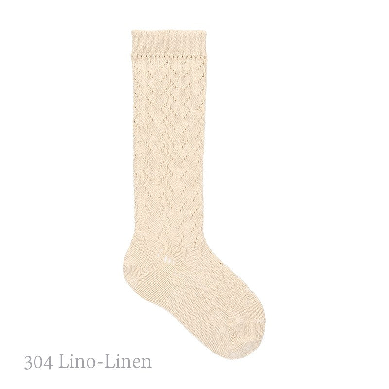 Warm Crochet Socks Linen