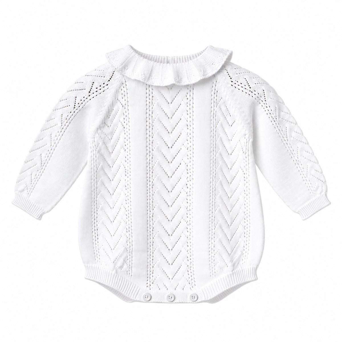 Wedoble Long Sleeve Romper | Romantic Spring Day