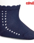 Short Lace Socks Navy | Condor