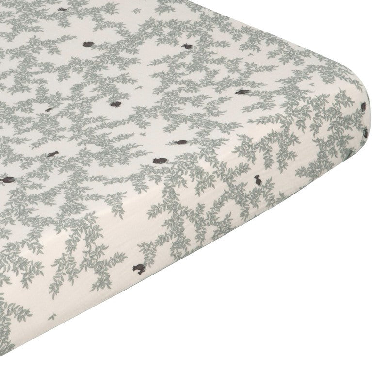 Garbo&amp;Friends Pomegranate Muslin Fitted Sheet Cot