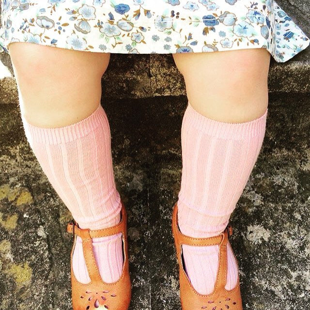 Rosetta Ribbed Socks 