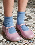 Short Lace Socks Summer Blue | Condor