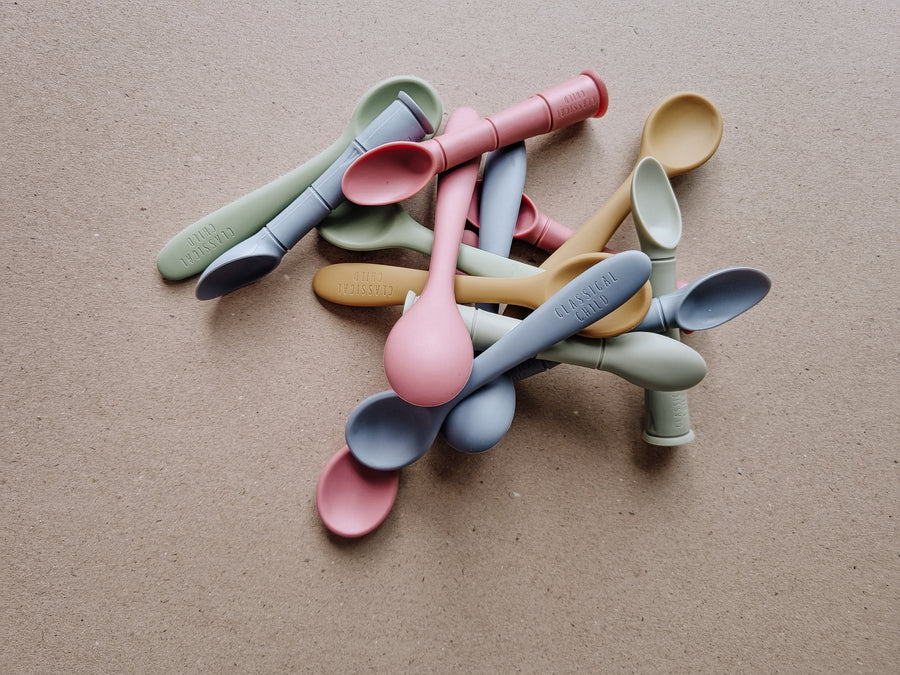 Silicone First Baby Spoon - 2 Pack