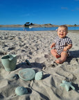 Sage Green 12 Piece Beach Bucket & Toys Set