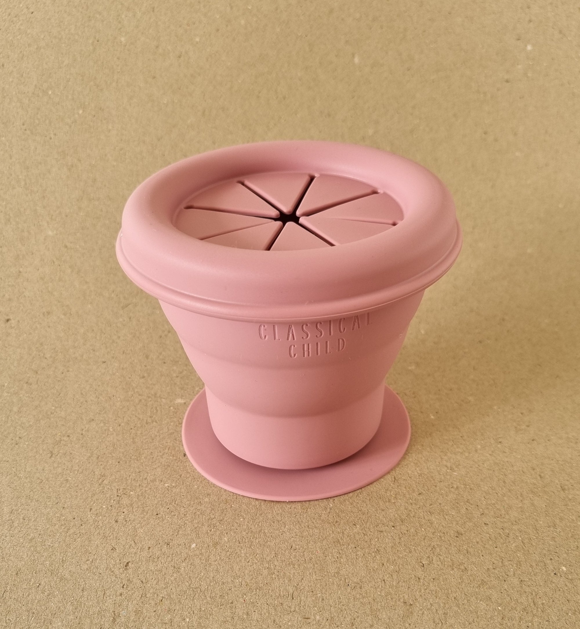 Silicone Snack Cup Desert Rose