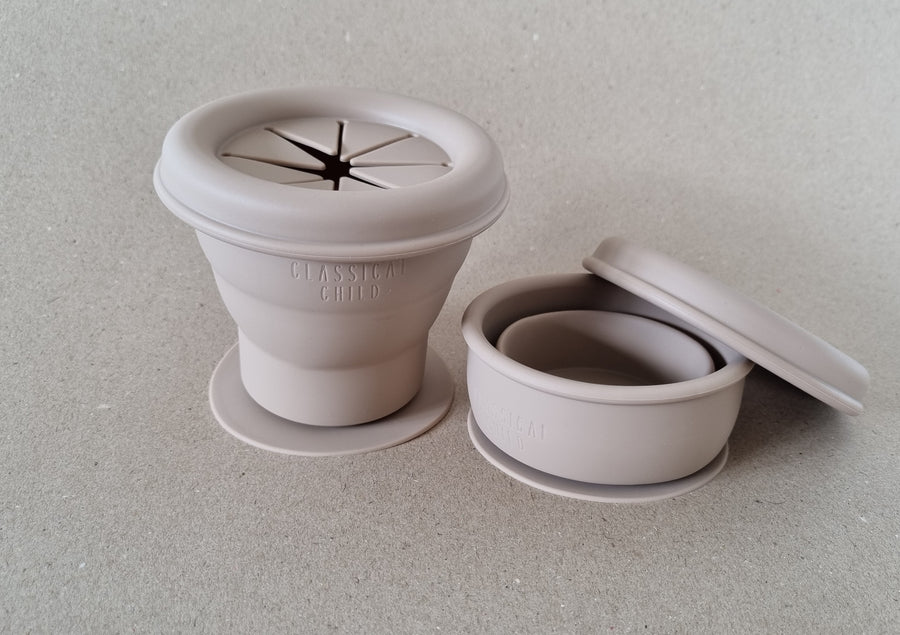 Silicone Snack Cup Stone