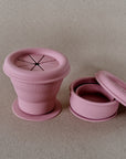 Silicone Snack Cup Desert Rose
