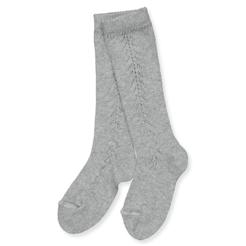 Long Side Detail Socks Grey | Condor