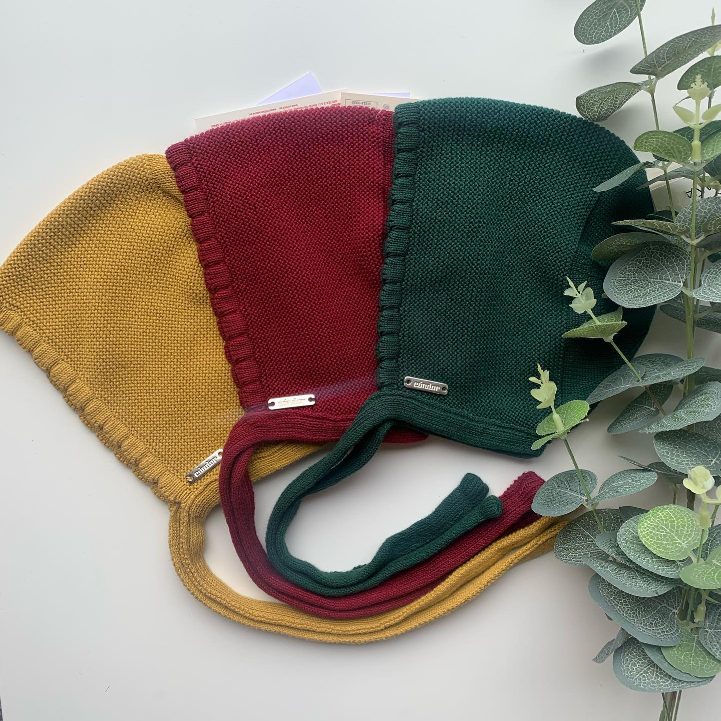 Condor Classic Garter Stitch Bonnet Forest Green