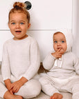 Condor White Moss Stitch Bonnet