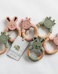 Rabbit Teether Sage