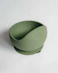Silicone Suction Bowl Sage Green