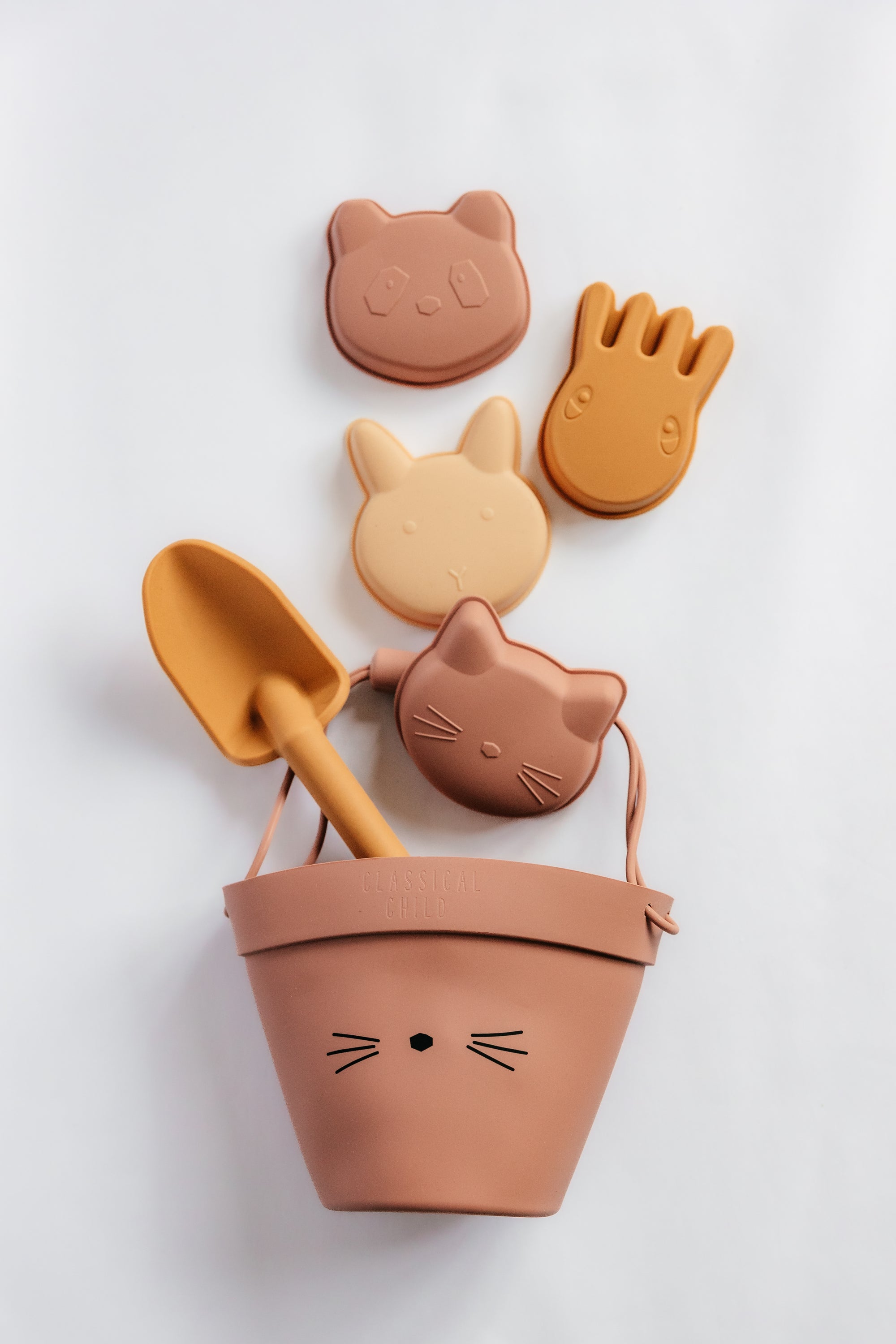 Beach Bucket &amp; Toys Set - Pink Cat