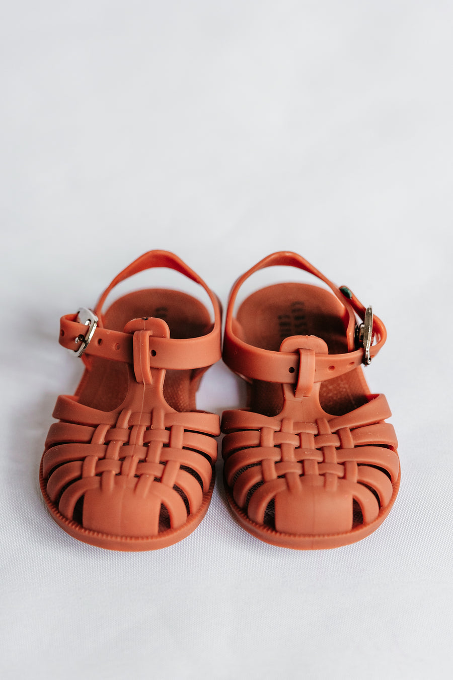 New Classical Jelly Sandals Rust