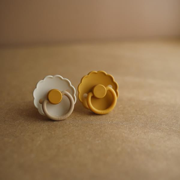 Frigg Coloured Pacifier - Chamomile 2 Pack