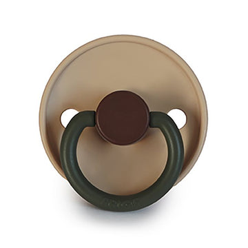Frigg Coloured Pacifier - Colour Block Acorn 2 Pack