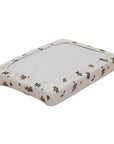 Garbo&Friends Blackberry Muslin Changing Mat Cover/Bassinet Fitted Sheet