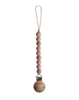 Mushie Cleo Pacifier Clip Wood