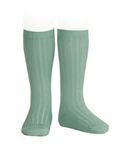 Ribbed Socks Jade Green | Condor