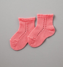 Short Lace Socks Coral | Condor