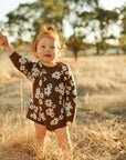 Grown Organic Knit Romper Petal