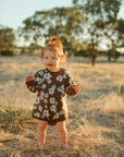 Grown Organic Knit Romper Petal
