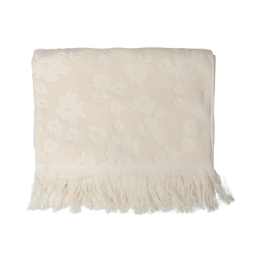 Grown Kids Tassel Towel - Milk Petal