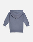 Knitted Hoodie Cornflower Blue