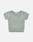 Miann & Co Texture Rib T-Shirt - Whisper Green
