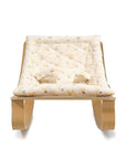 Charlie Crane Levo Rocker in  Beech with Mimosa Cushion