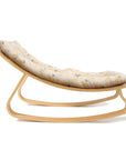 Charlie Crane Levo Rocker in  Beech with Mimosa Cushion