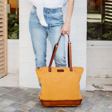 Arch Luxe Nappy Bag Mustard