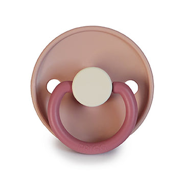 Frigg Coloured Pacifier - Colour Block Peony 2 Pack