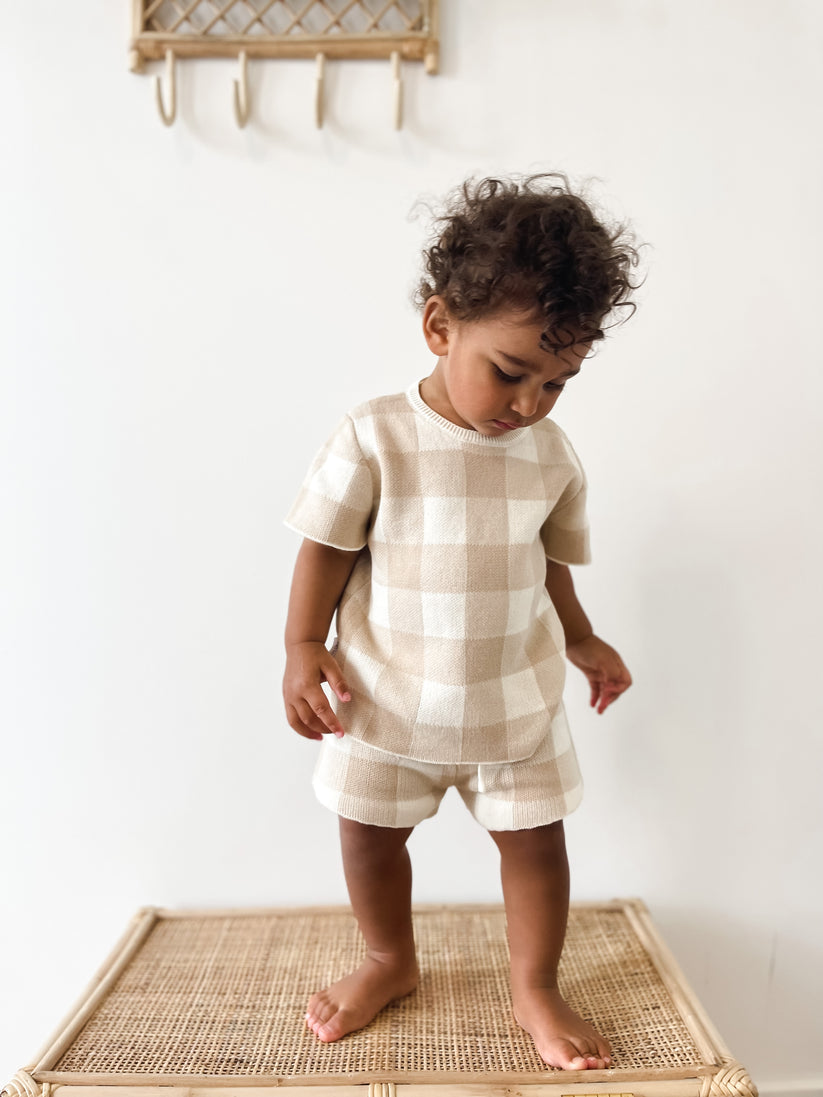 Ziggy Lou Tee Gingham