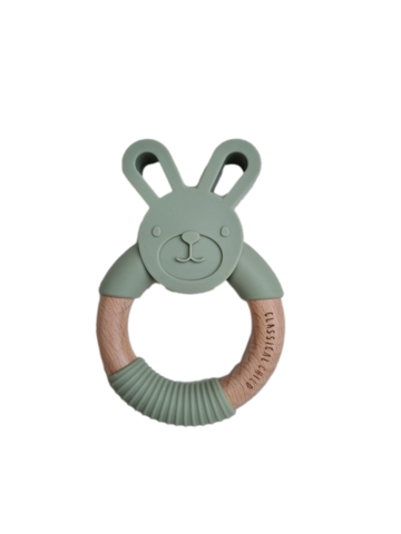 Rabbit Teether Sage