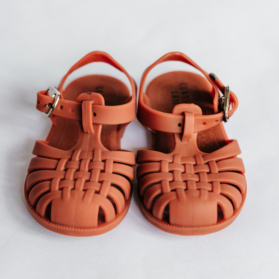 Classical Jelly Sandals Rust – Classical Child