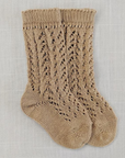 Tan Long Open Lace Socks | Condor