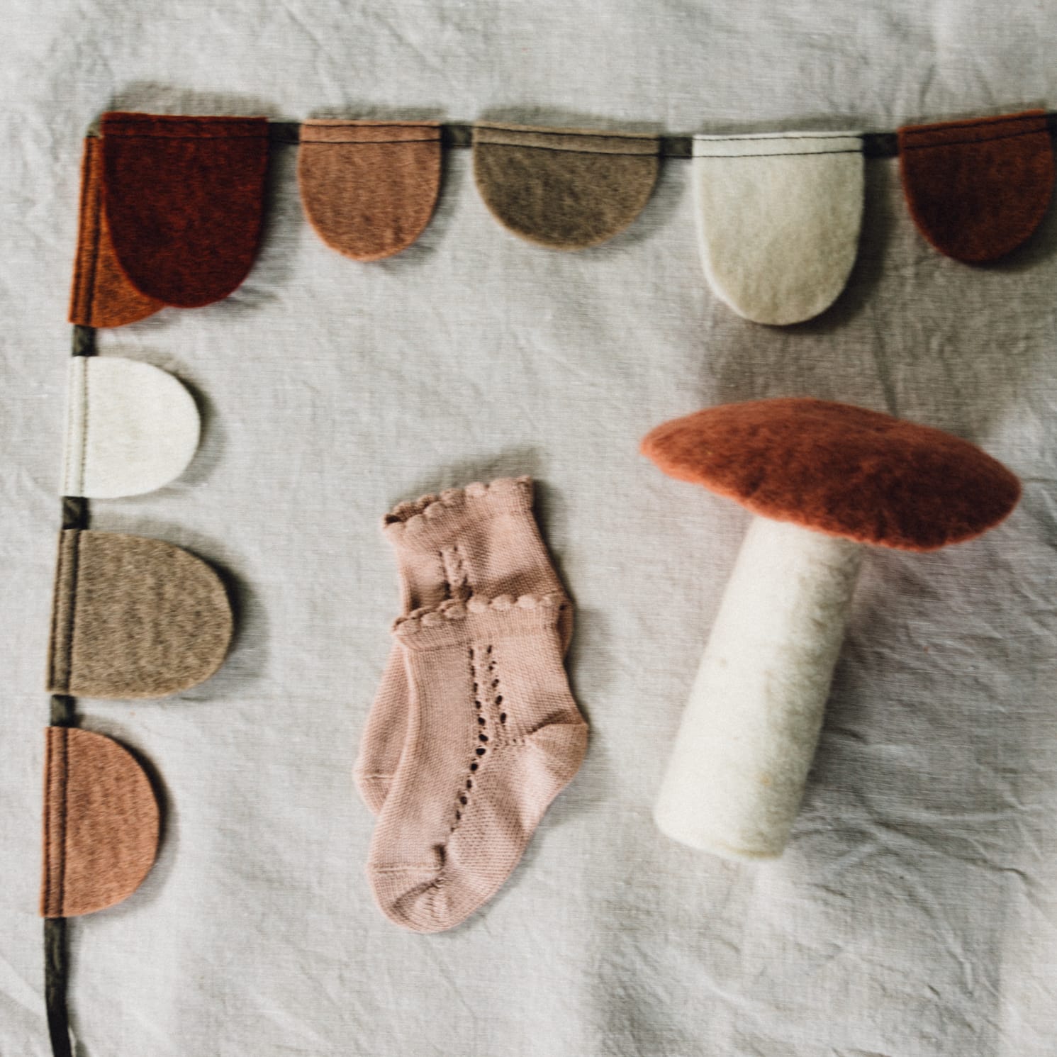 Short Lace Socks Old Rose | Condor