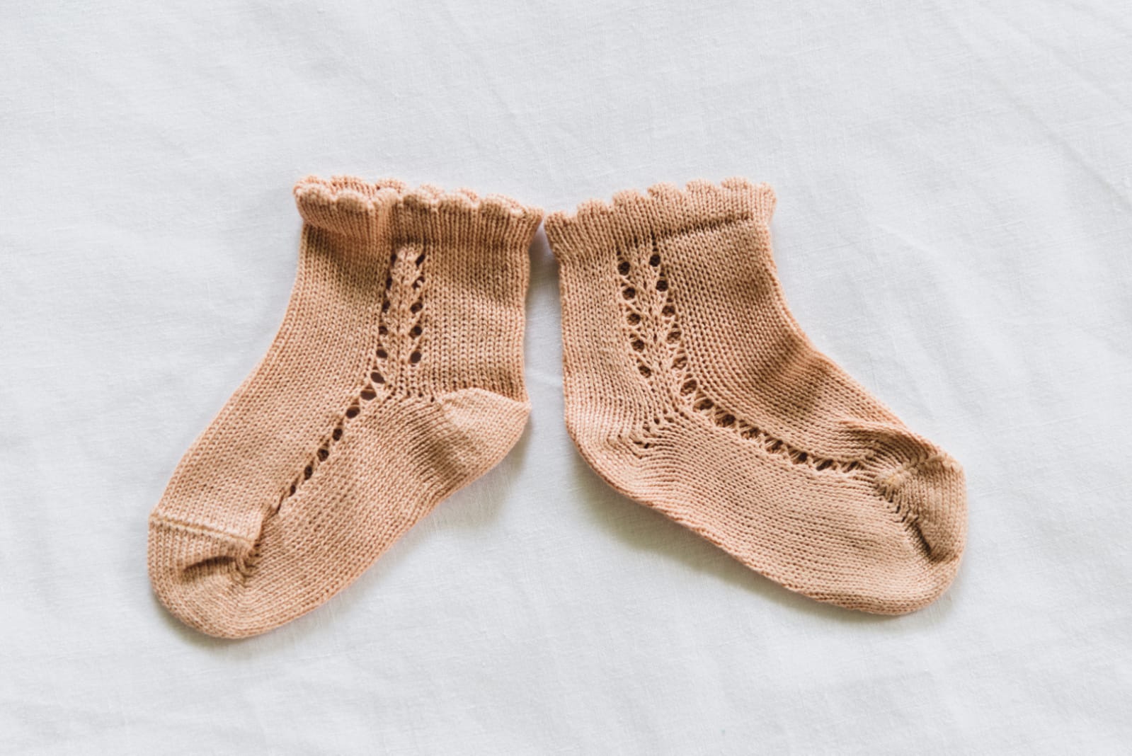 Short Lace Socks Old Rose | Condor