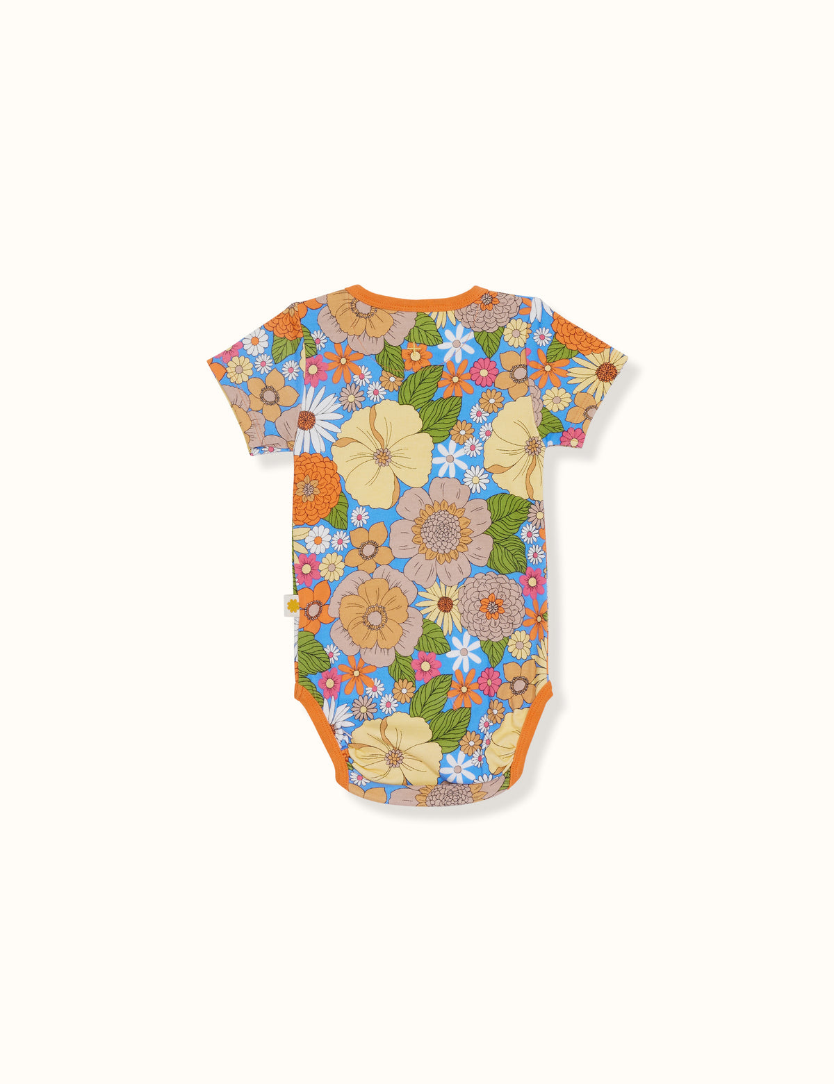 Goldie + Ace Floral Print Bodysuit Short Sleeve