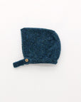 Foque Blue Knitted Wool Bonnet