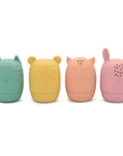 Silicone Animals Bath Toy Set