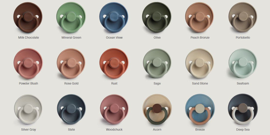Frigg Coloured Pacifier - Classic Seafoam 2 Pack