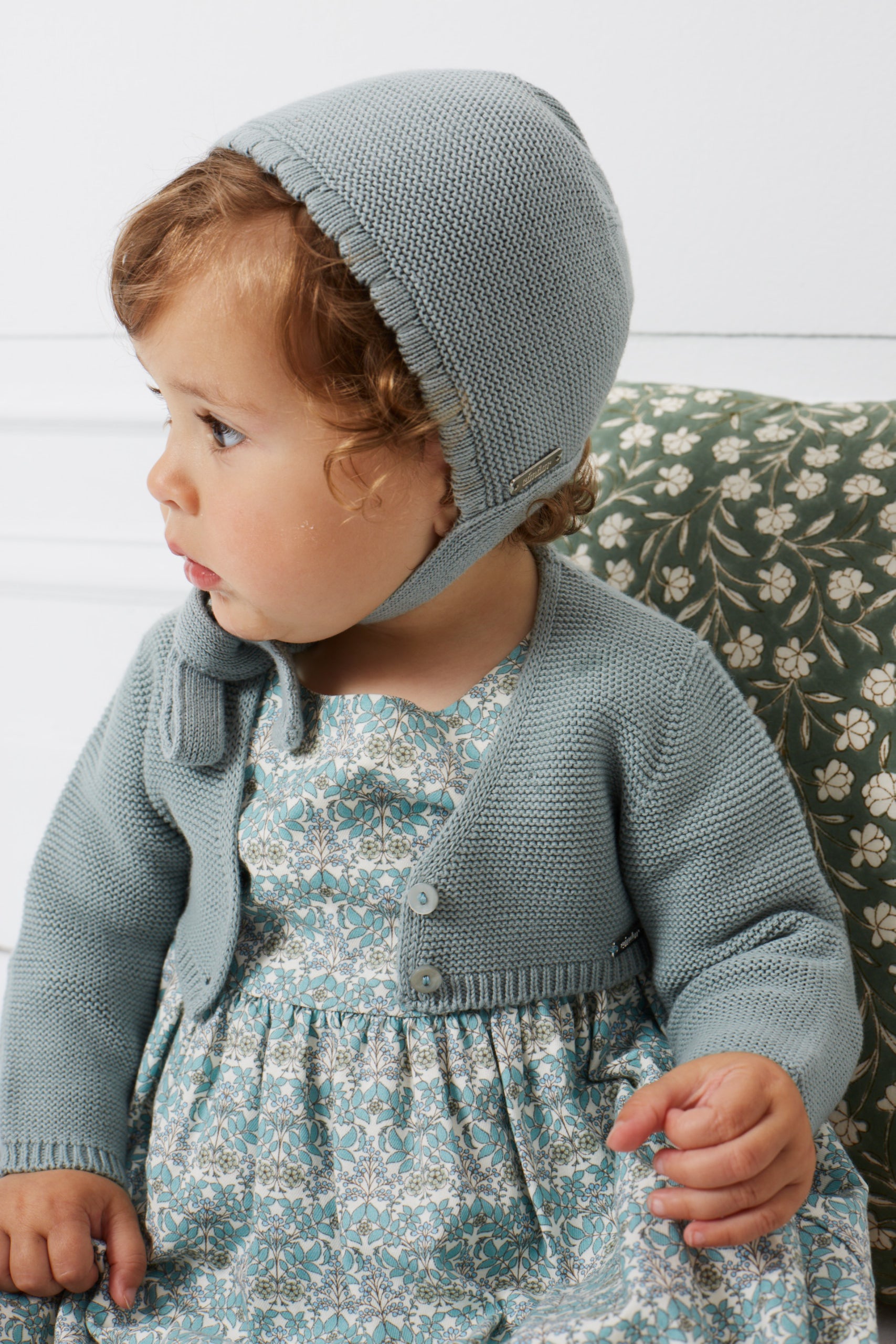 Sage Garter Stitch Bonnet | Condor