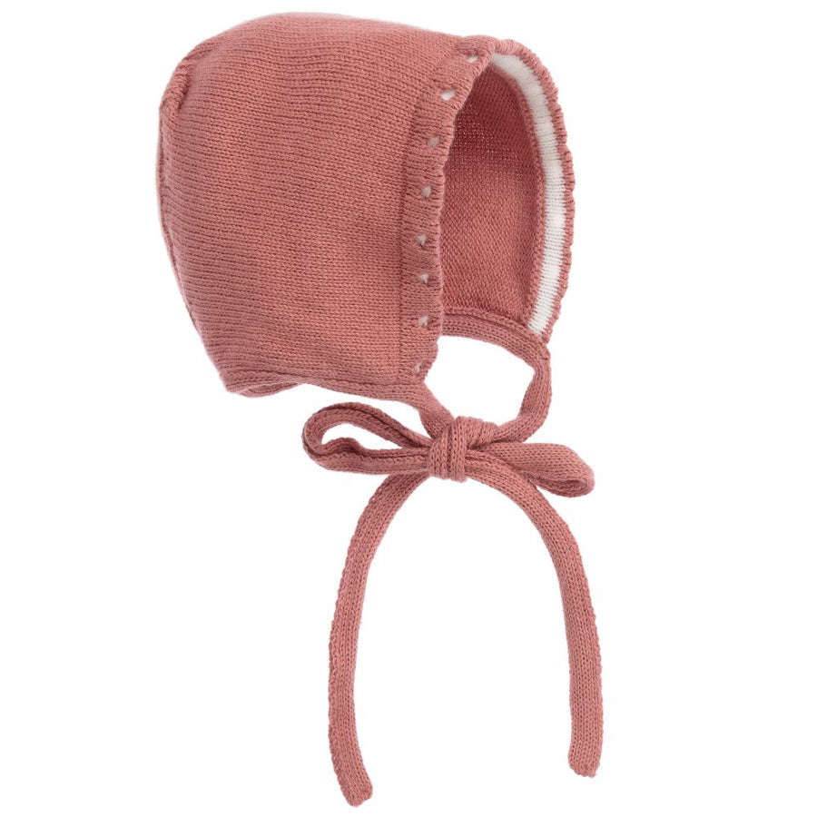 Terracota Knitted Bonnet